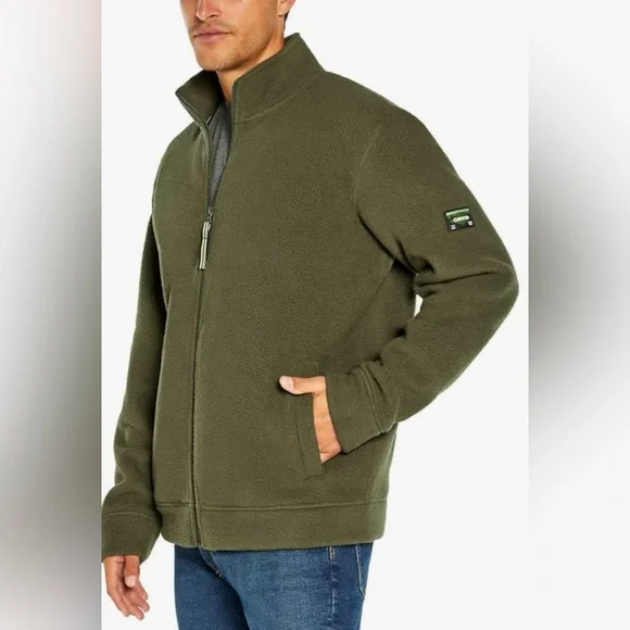 Orvis Men’s zip heavyweight fleece jacket - Picture 2 of 6